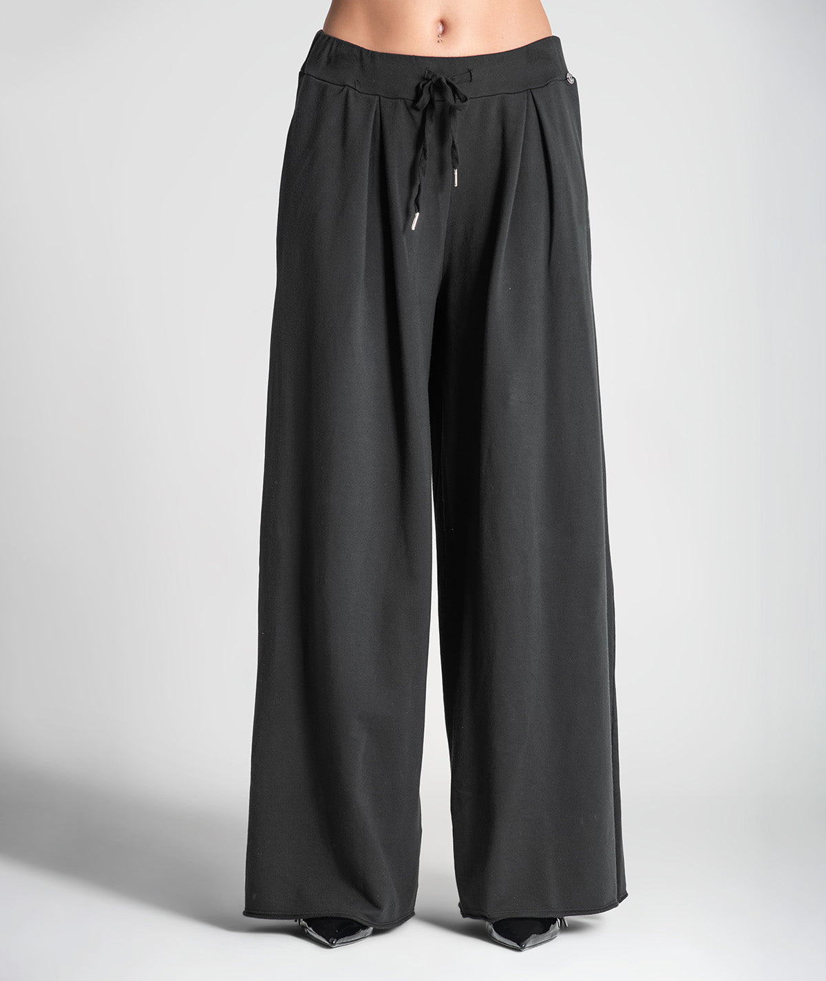 Calças largas com cinto ajustável 6321