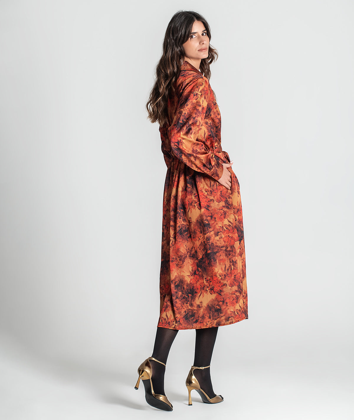 Vestido com padrão 6338