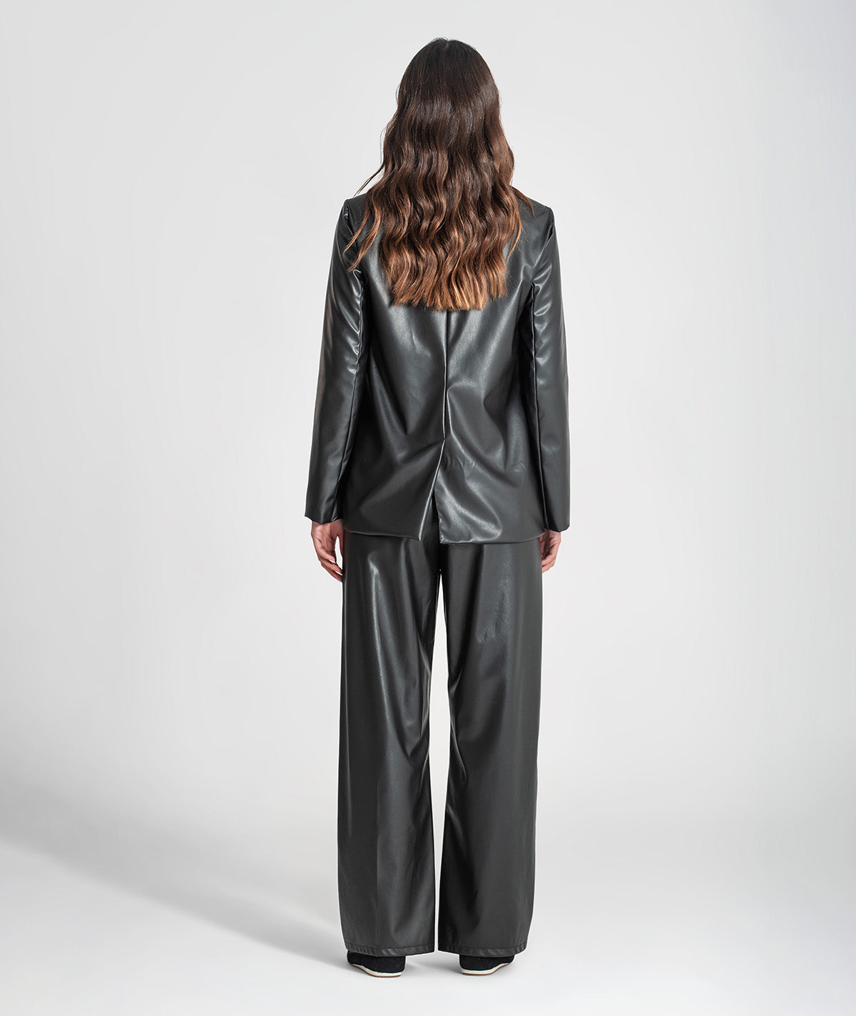 Blazer polipele com botão forrado 6360