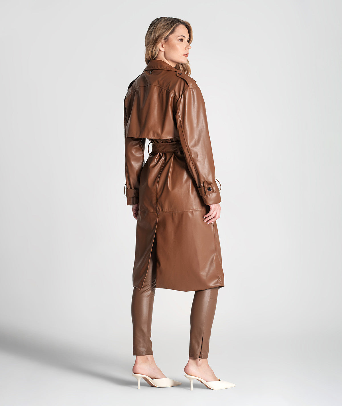 Trench coat com cinto amovível 6362