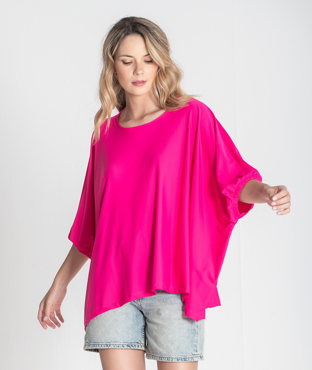 Camisola oversize decote redondo 6364