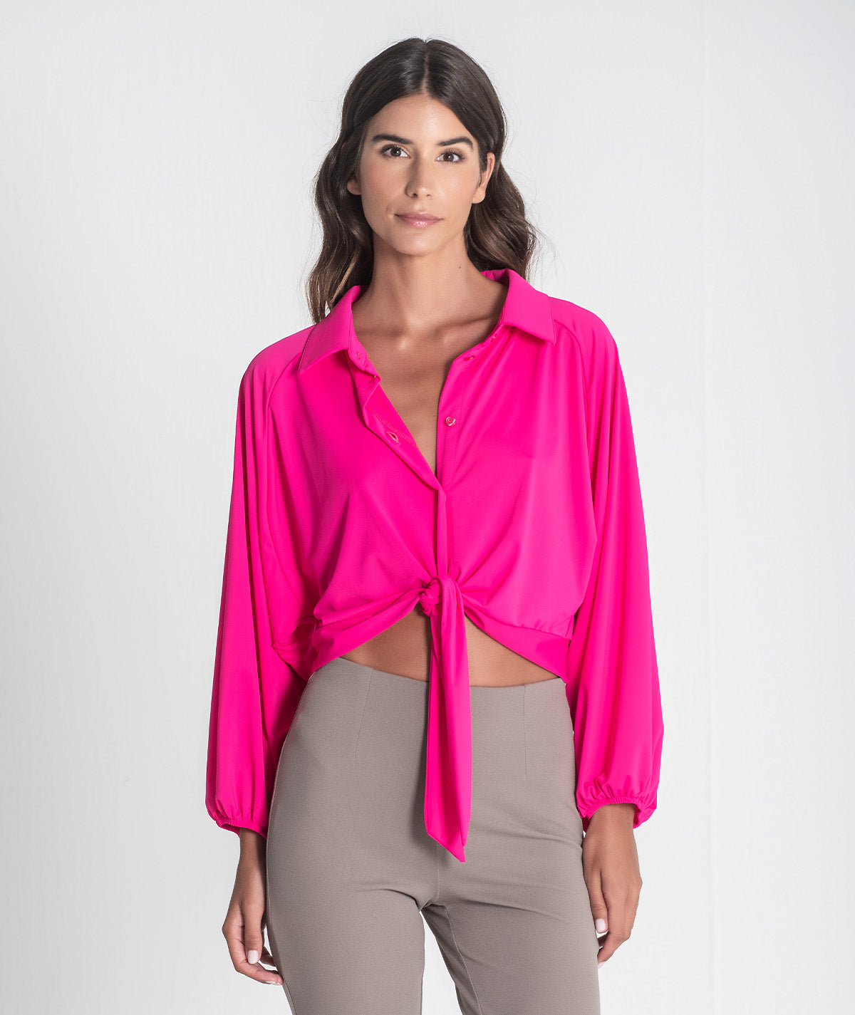 Camisa com nó na frente 6365