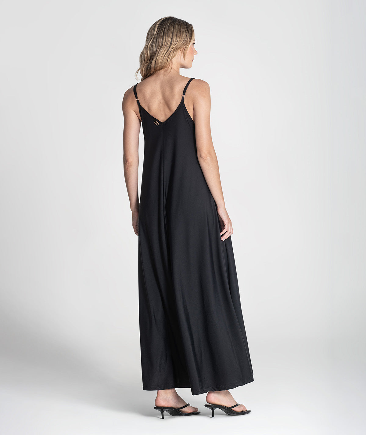 Vestido comprido com alças ajustáveis 6369