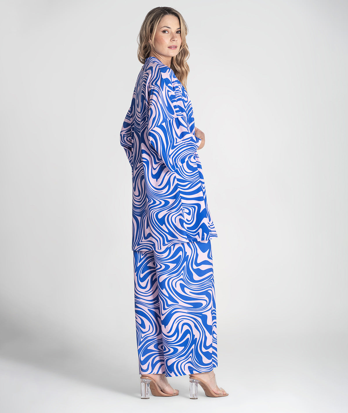 Casaco oversize com estampado mancha 6377