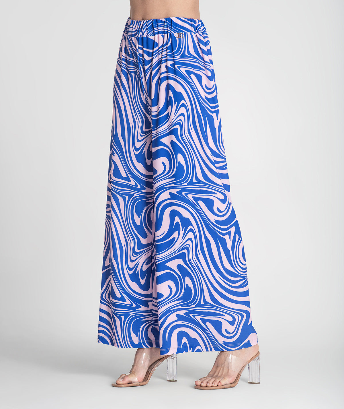 Calças com estampado mancha 6378