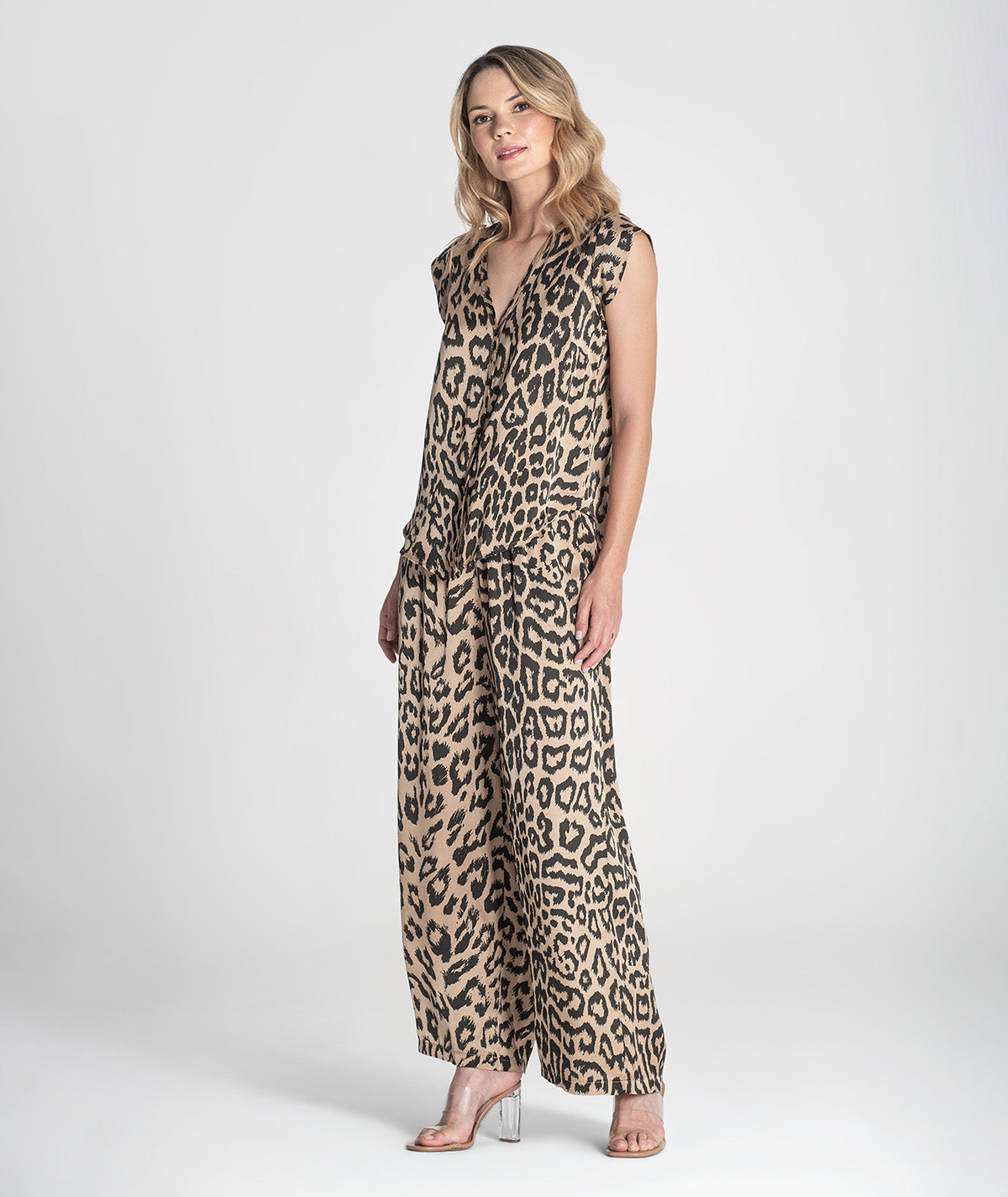 Calças com animal print 6412