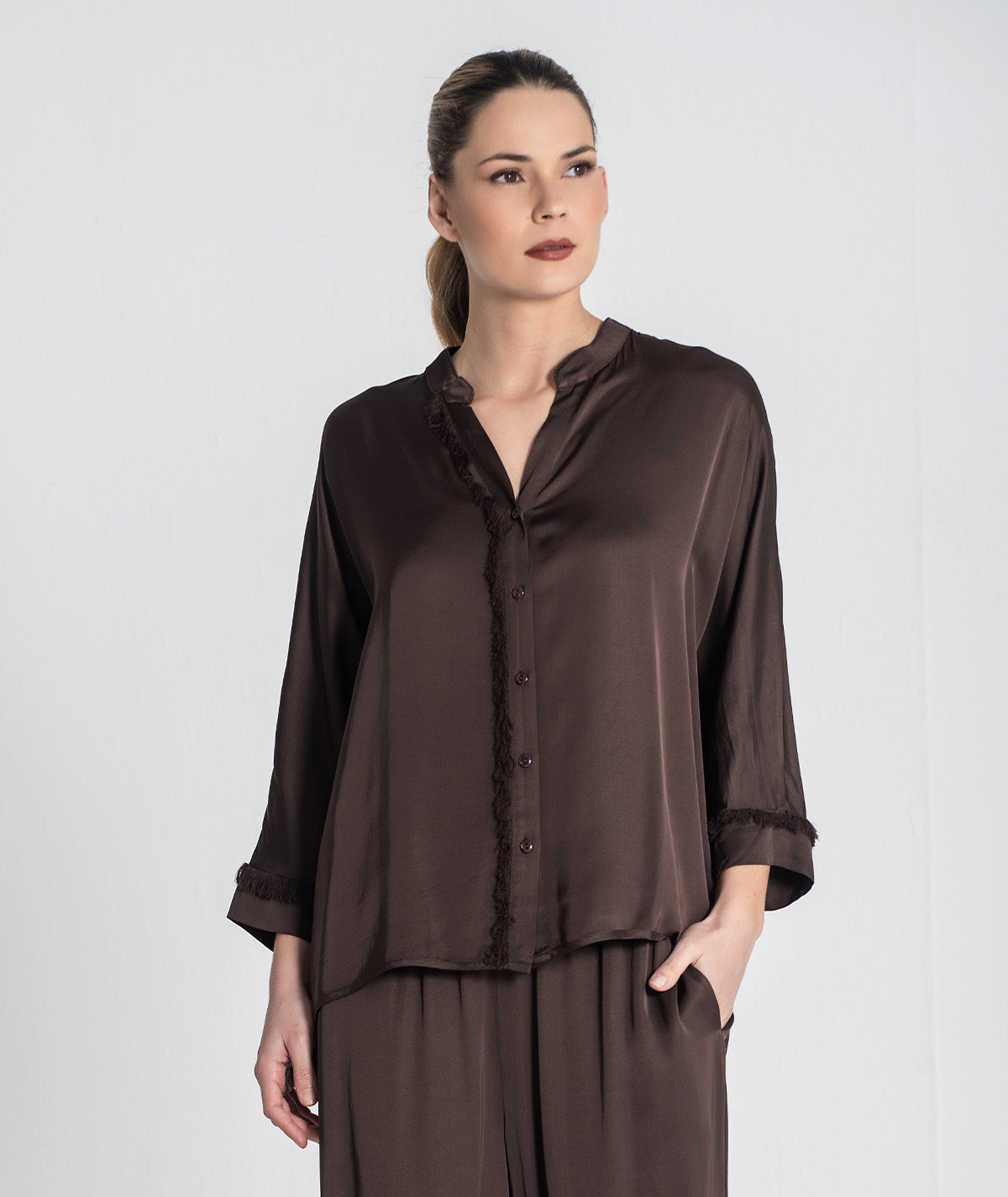 Camisa com botões 6419