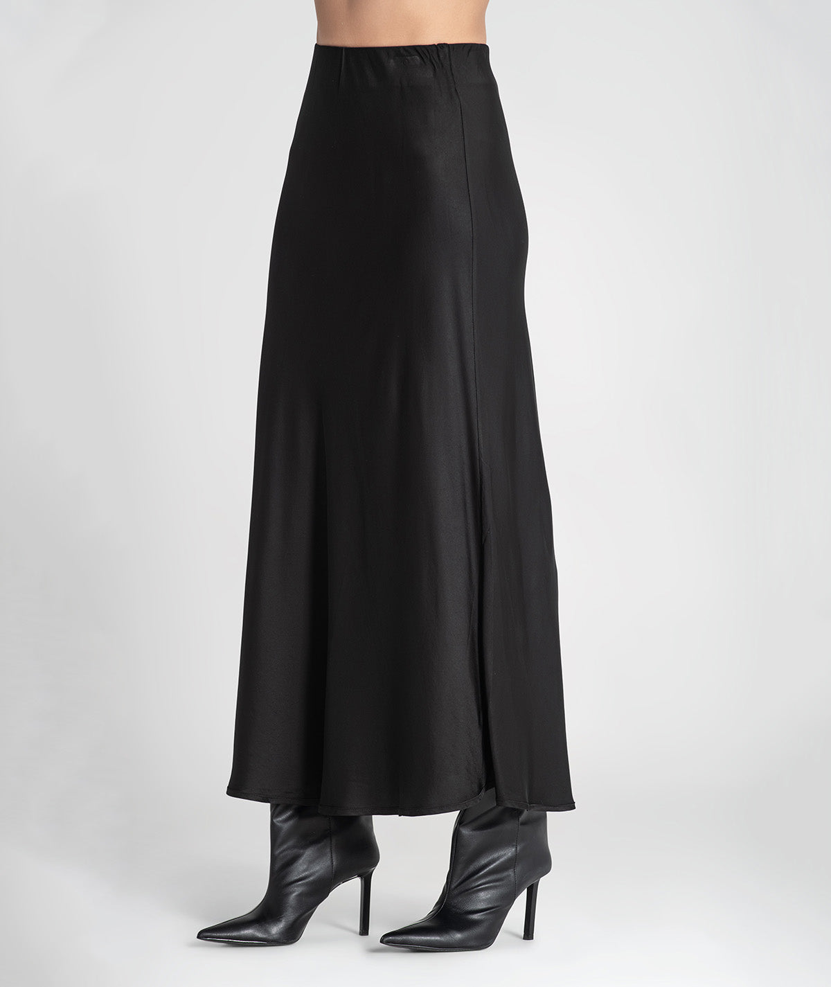 Long skirt with elastic waistband 6425