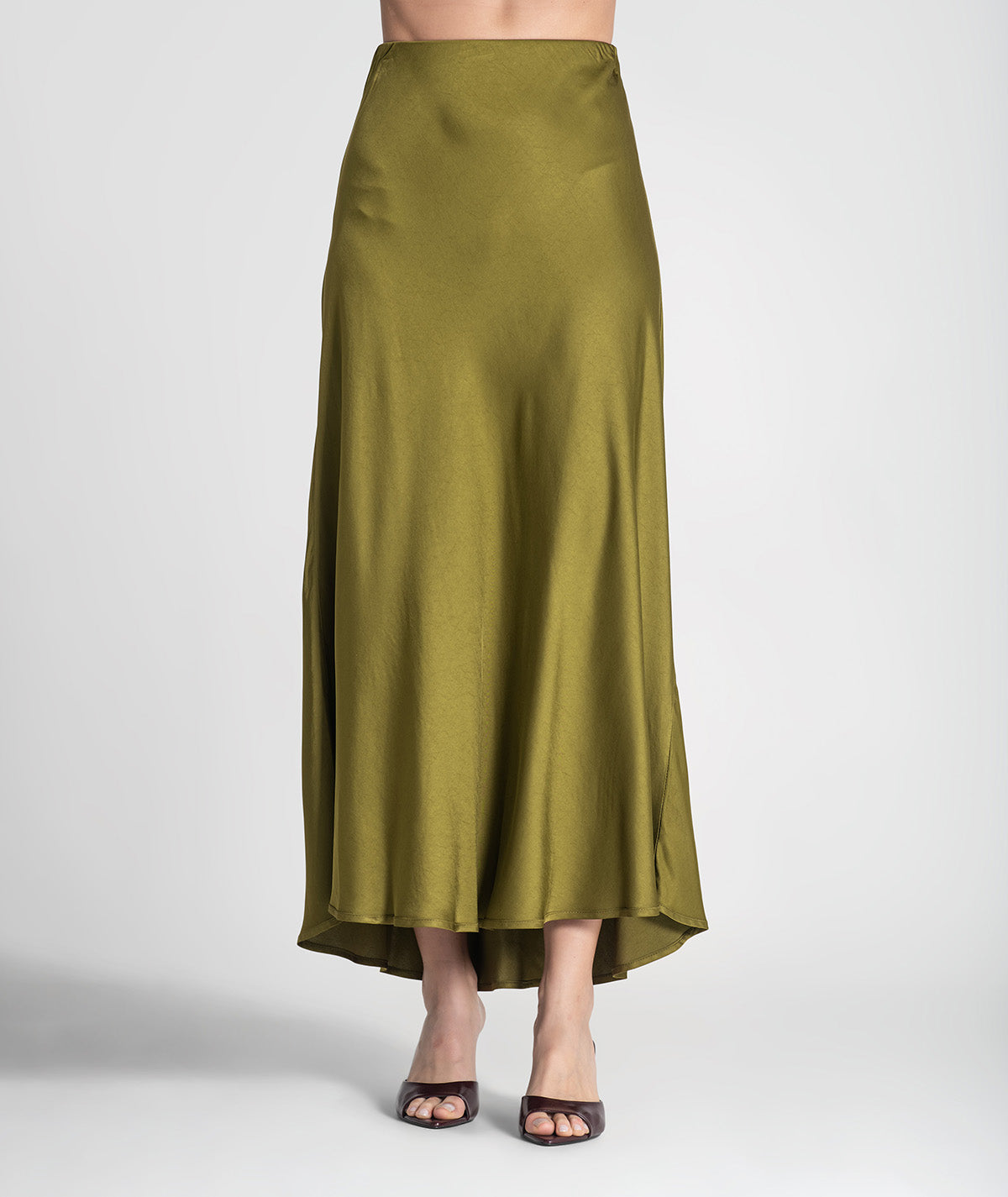 Long skirt with elastic waistband 6425