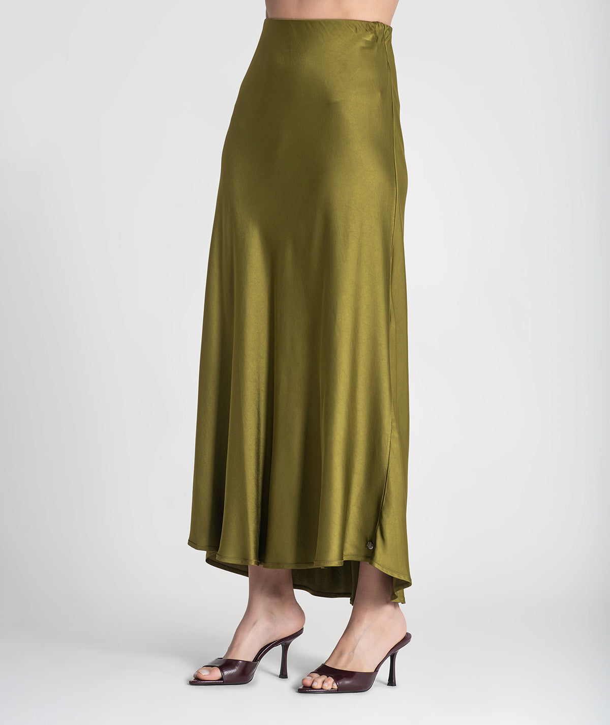 Long skirt with elastic waistband 6425