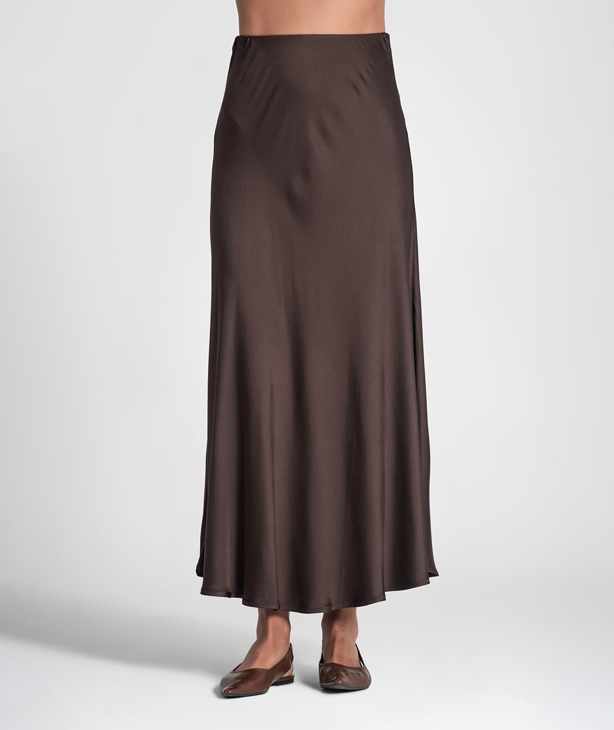 Long skirt with elastic waistband 6425