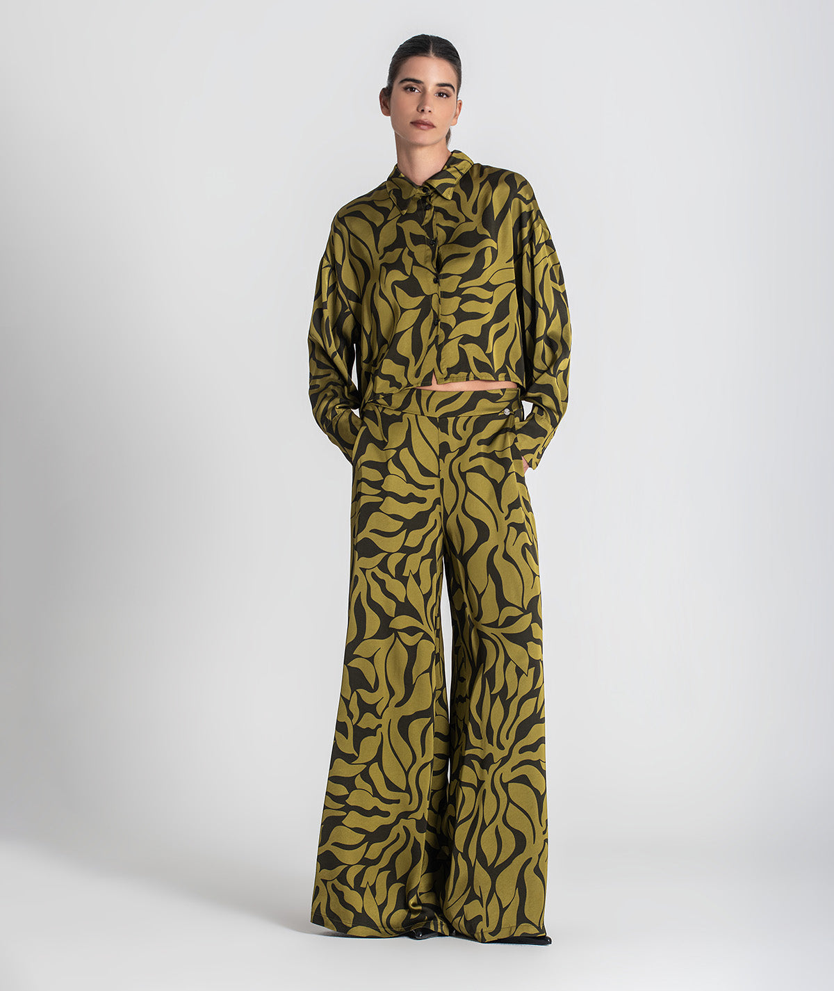 Floral print blouse 6427