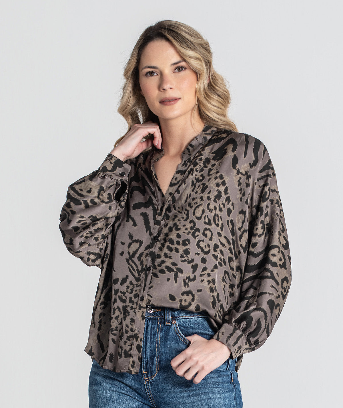 Camisa animal print 6429