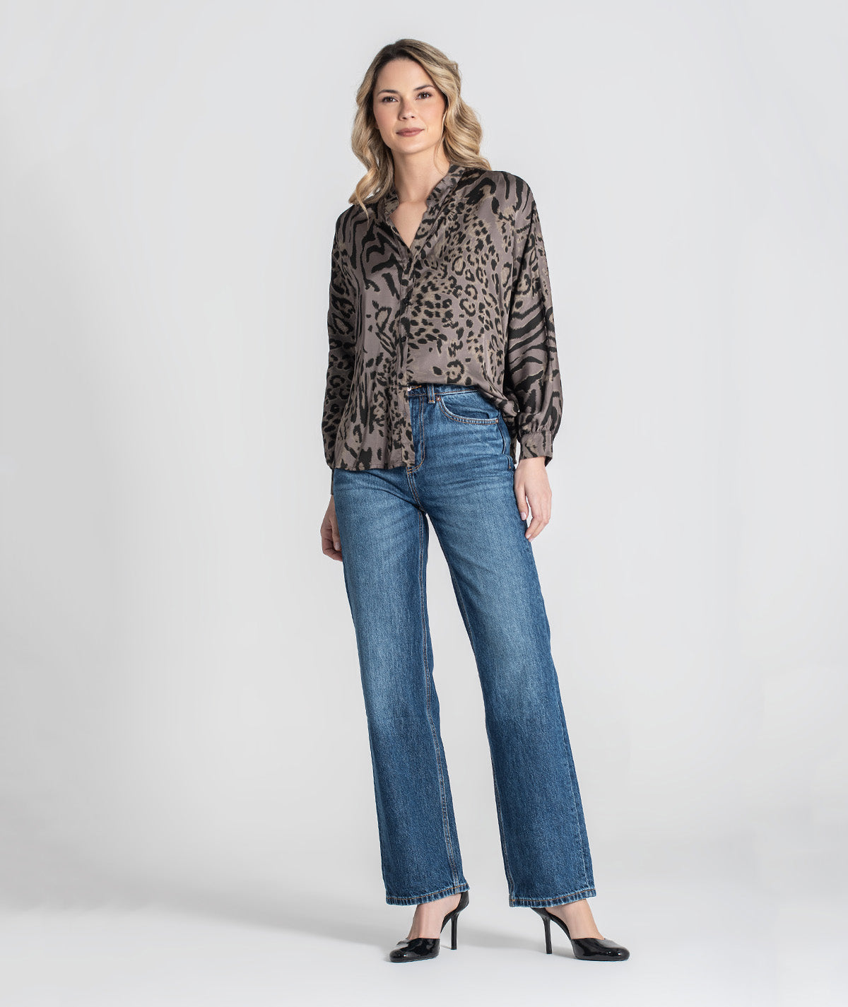 Camisa animal print 6429