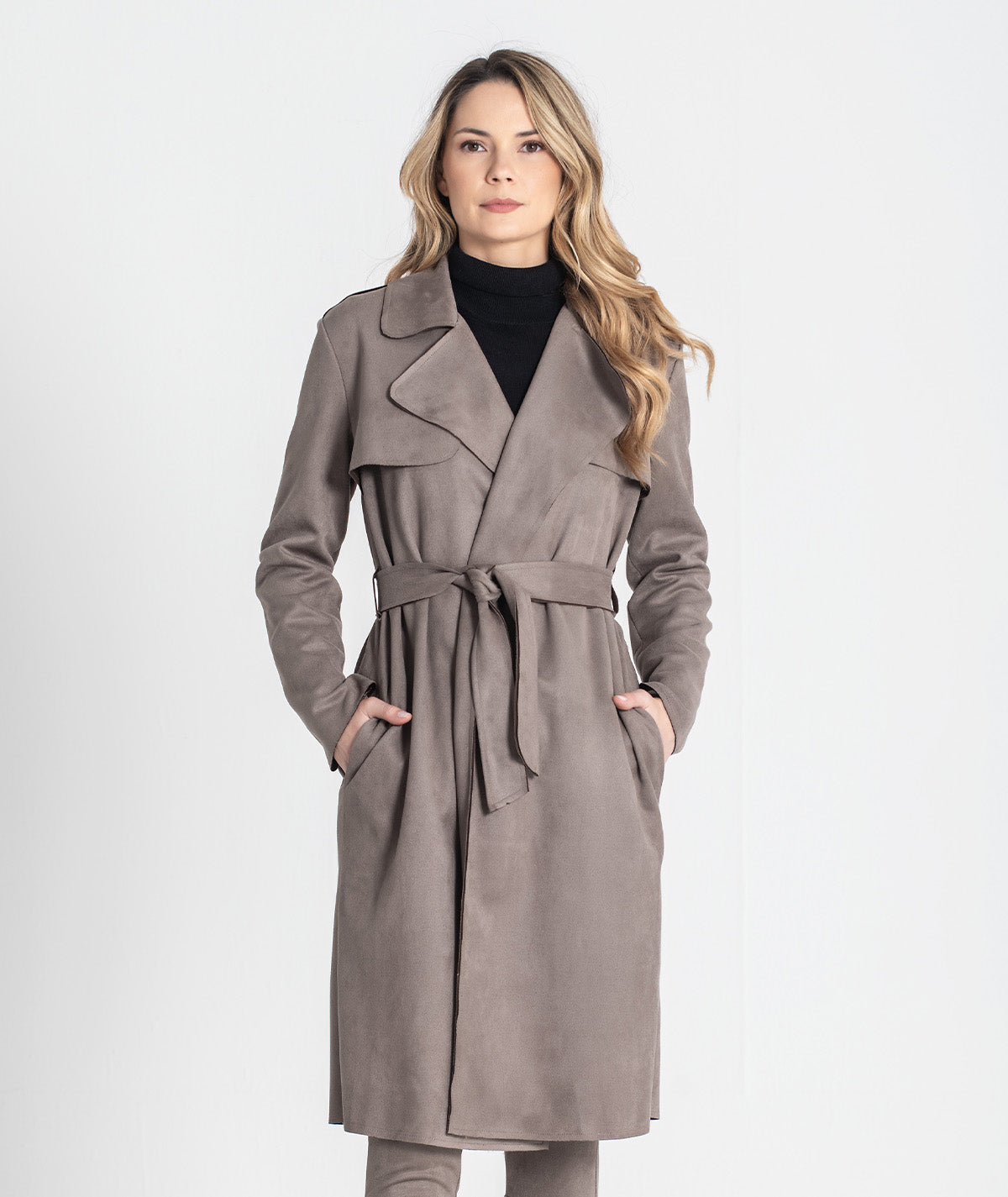 Trench coat com cinto 6437