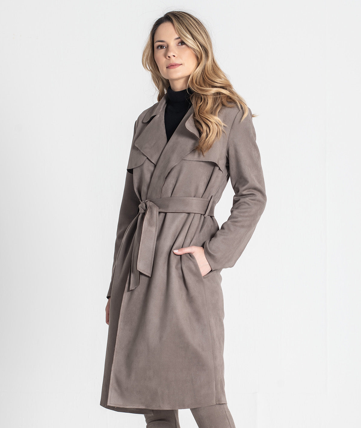 Trench coat com cinto 6437