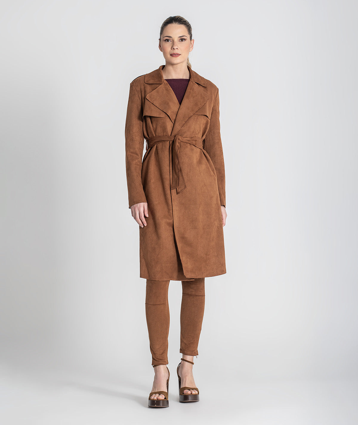 Trench coat com cinto 6437