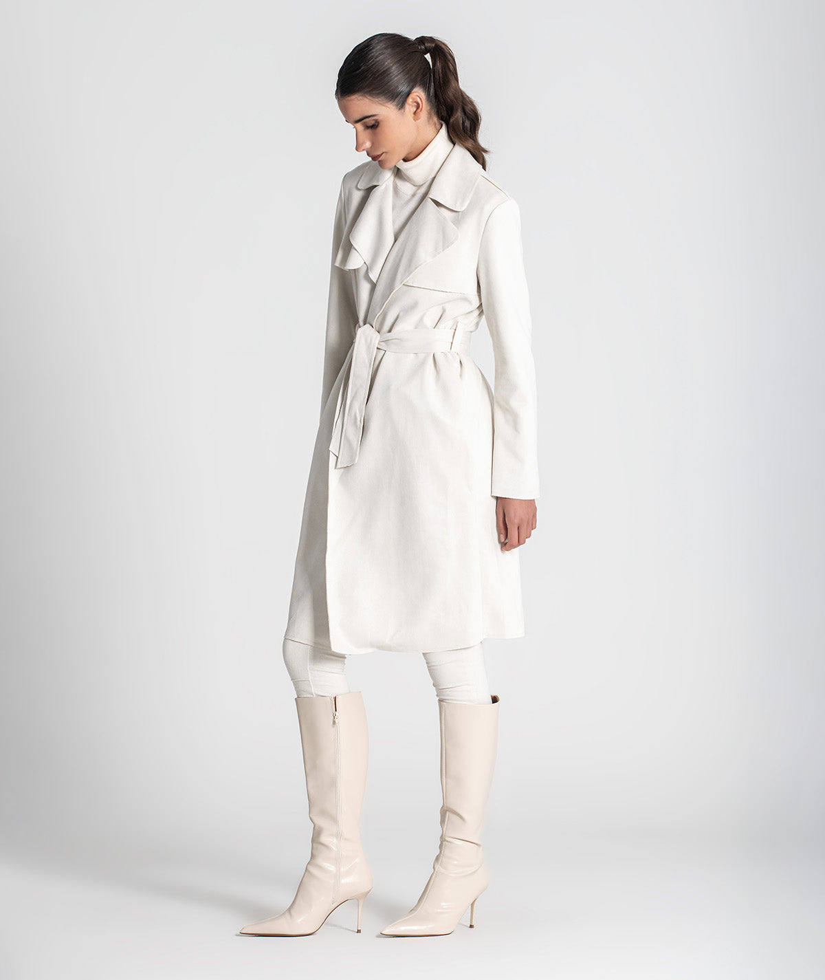 Trench coat com cinto 6437