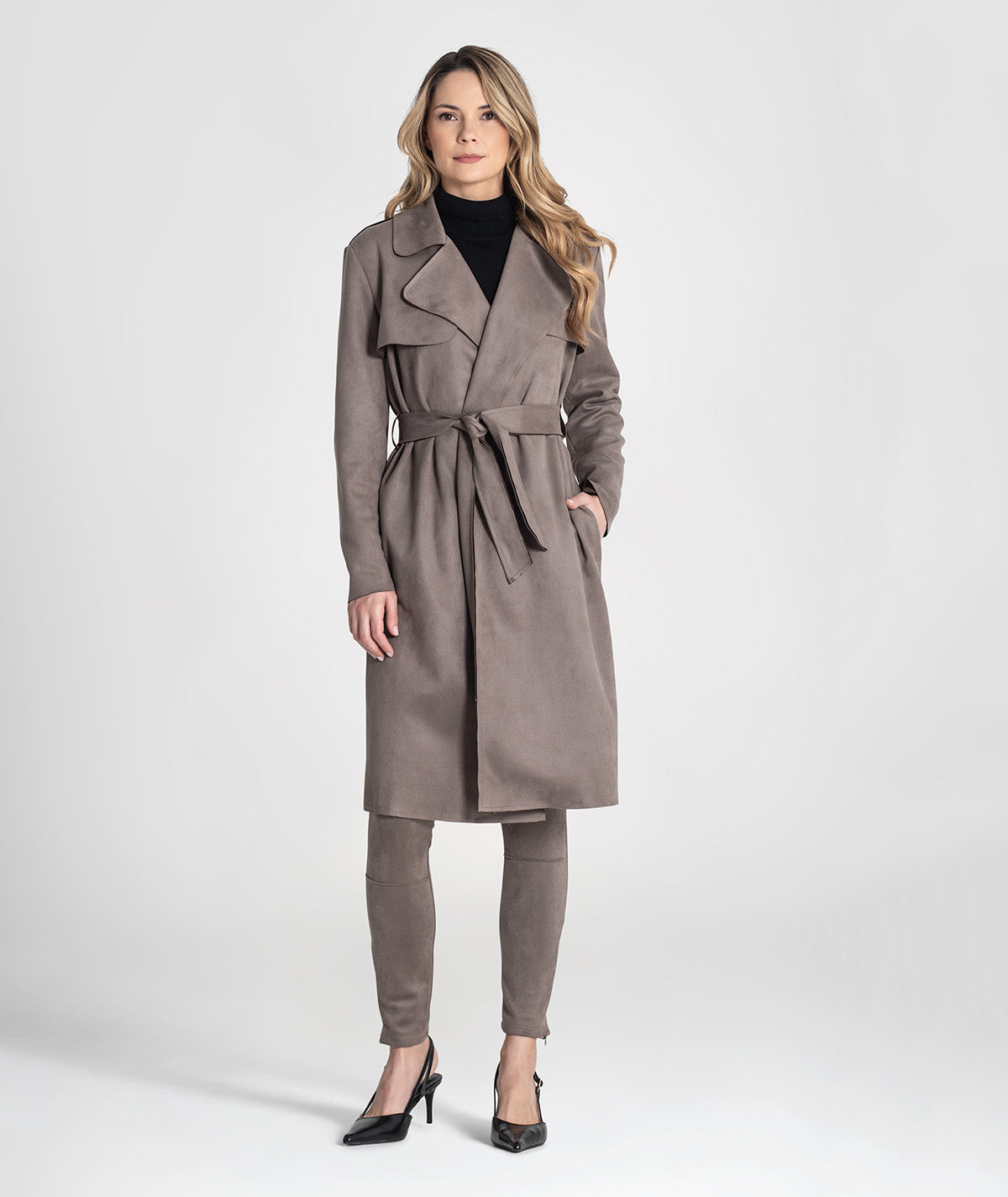 Trench coat com cinto 6437