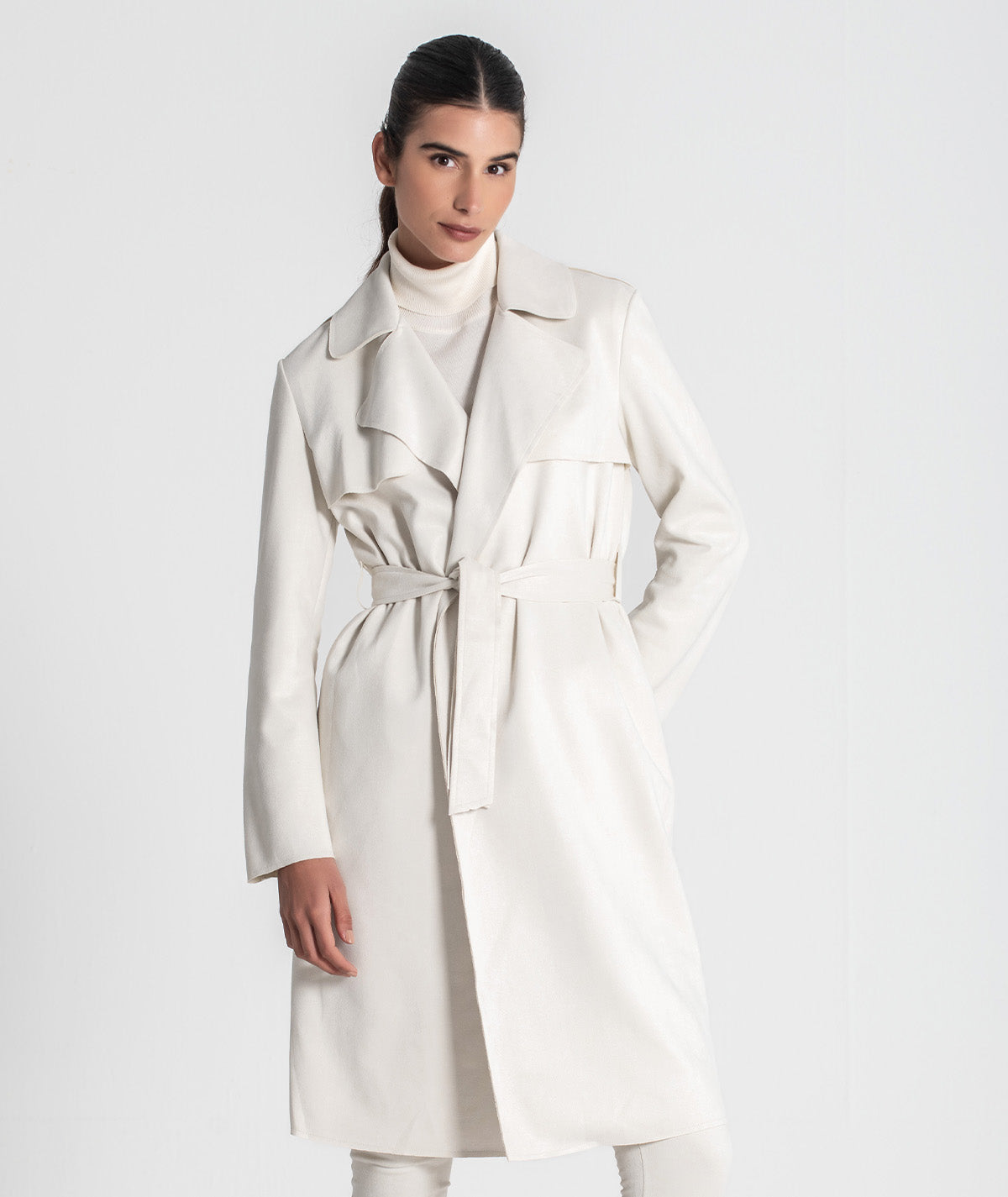Trench coat com cinto 6437