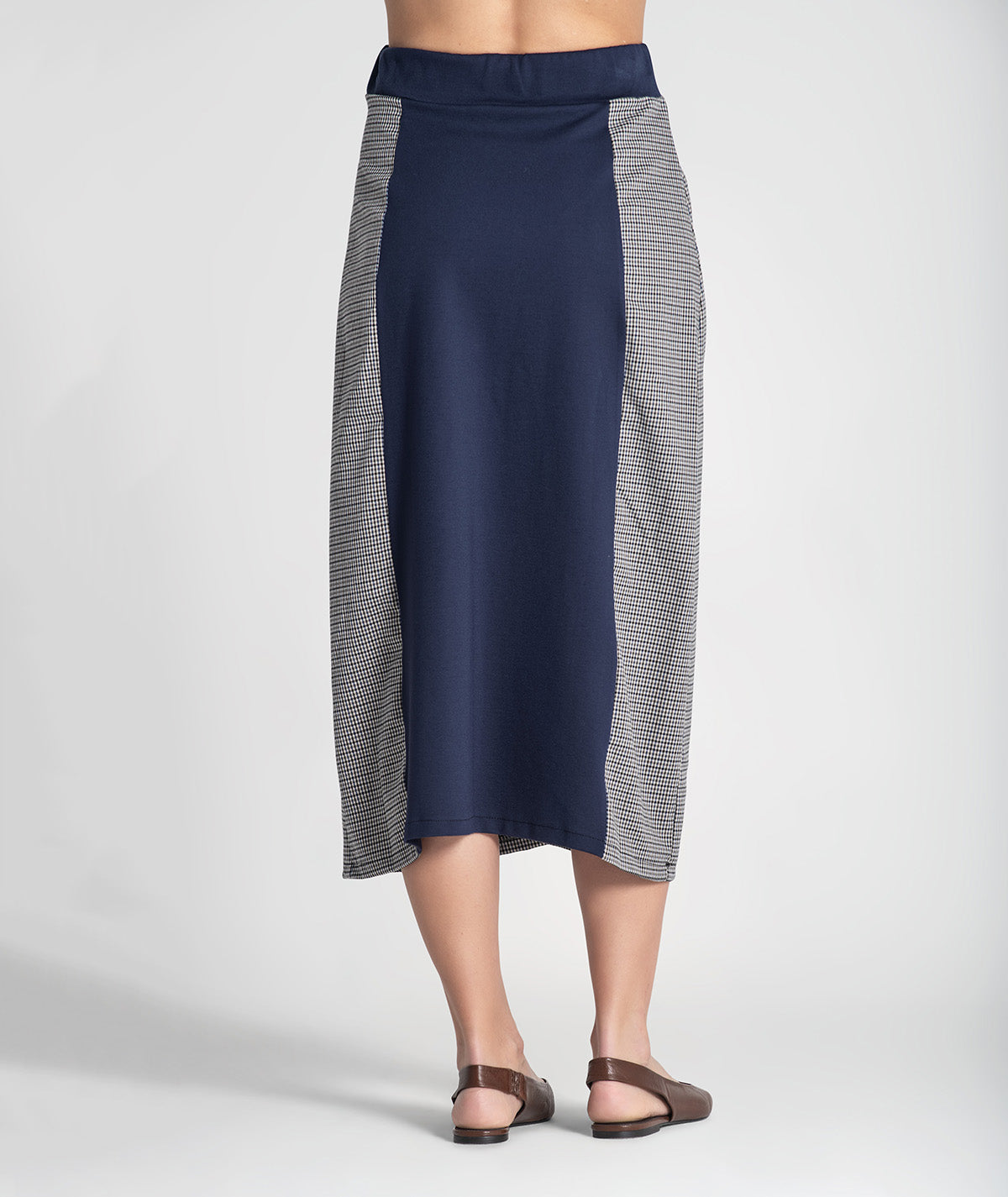 Long pleated skirt 6458