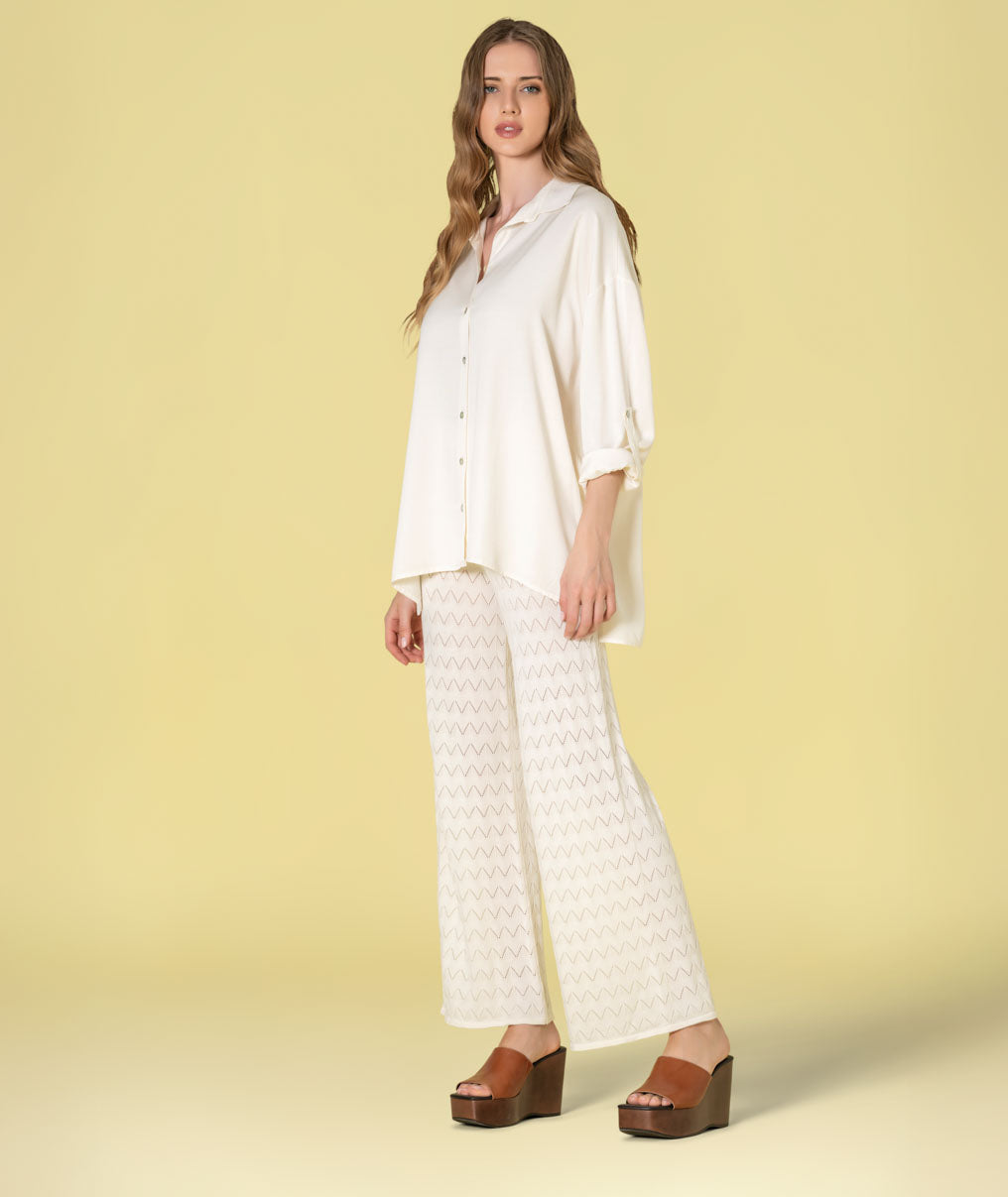Long-sleeved shirt with adjustable sleeves 6494