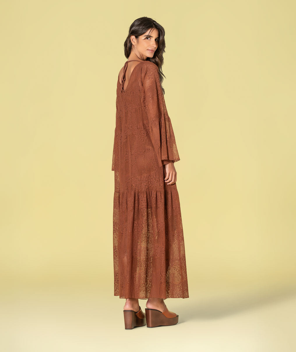 Vestido perfurado 6502