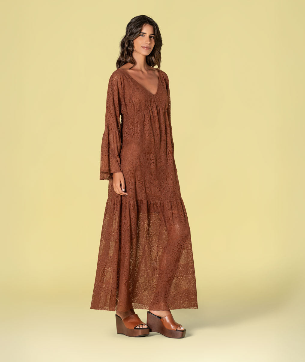 Vestido perfurado 6502