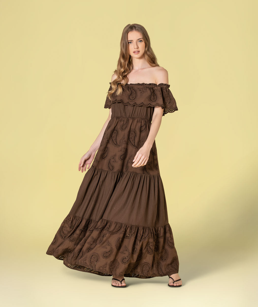 Vestido bordado inglês 6514