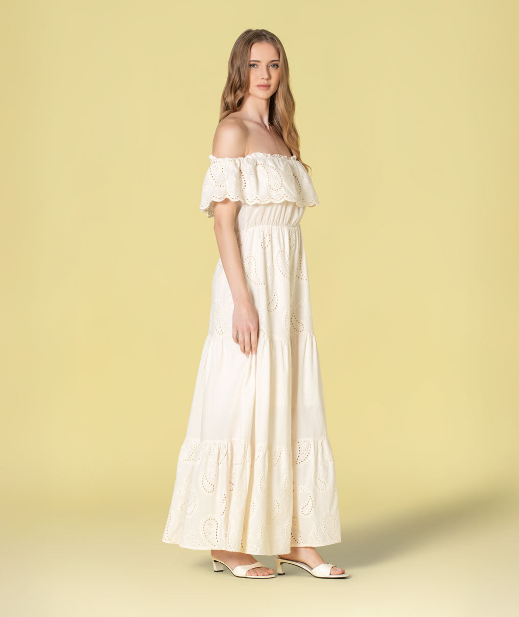 Vestido bordado inglês 6514