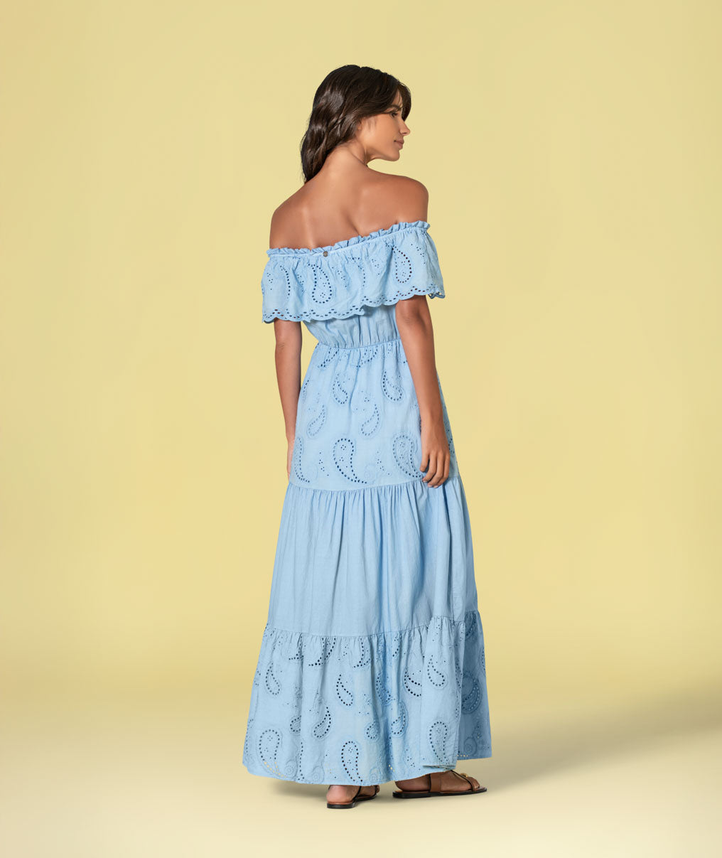 Vestido bordado inglês 6514