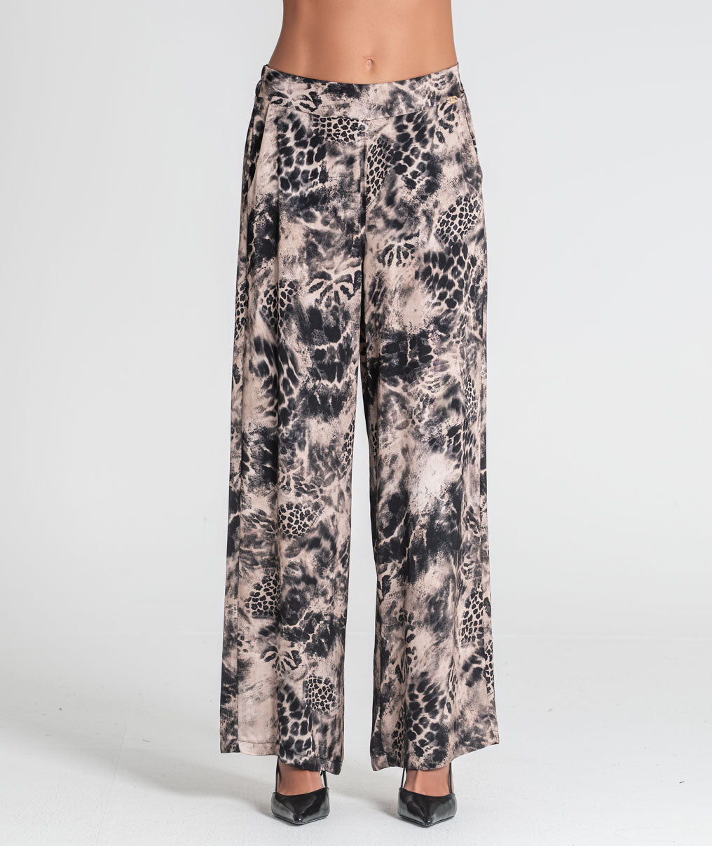Animal print trousers 6526