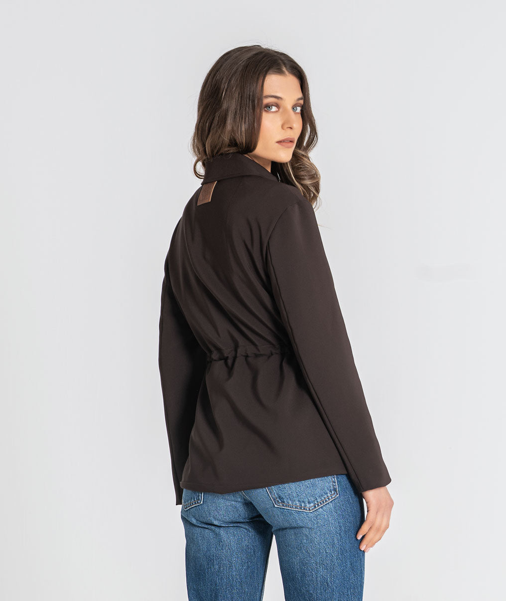 Parka with adjustable belt 6535