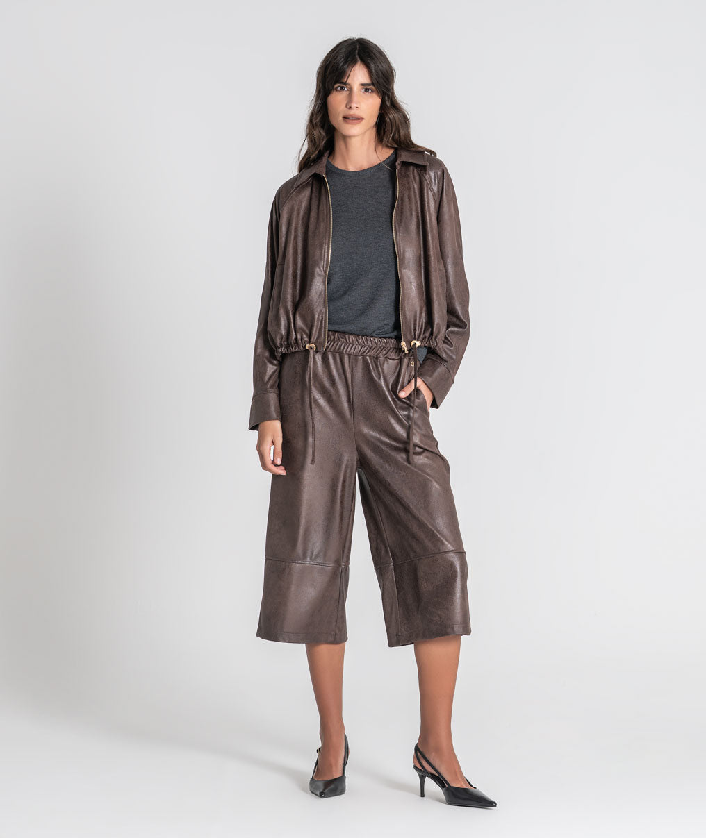 Short jacket with zip 6537