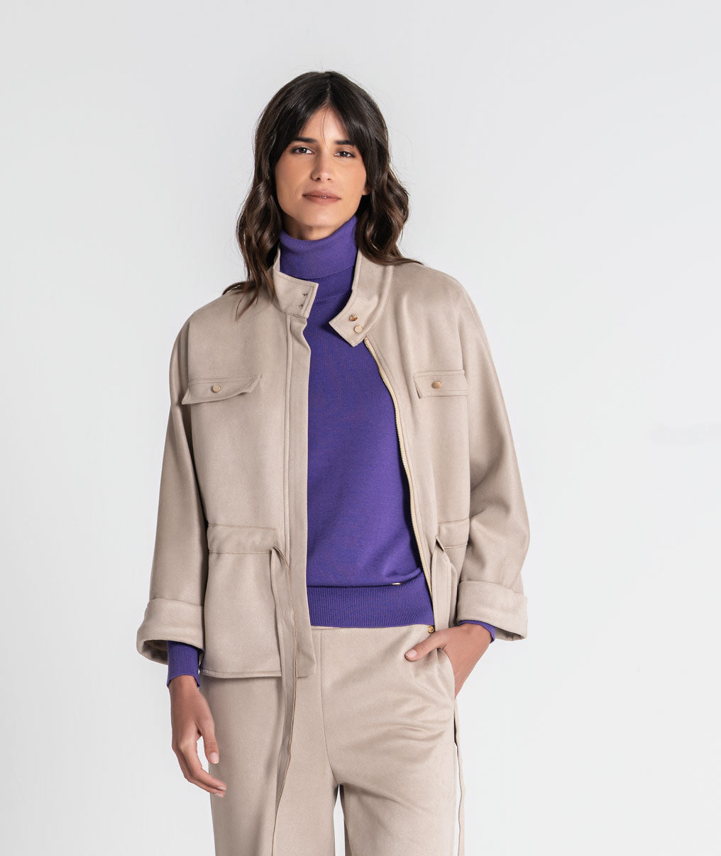 Jacket with zip 6540