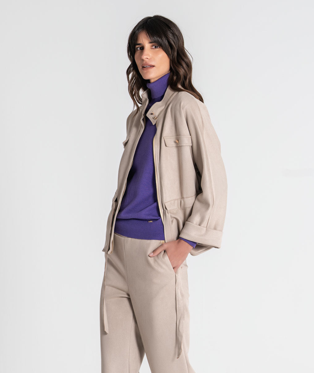 Jacket with zip 6540