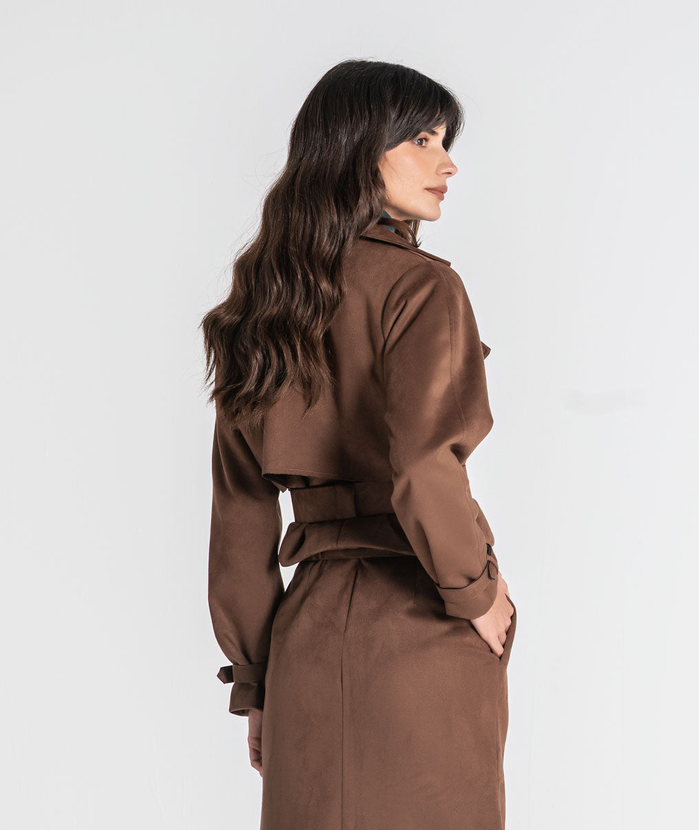 Short belted jacket 6541