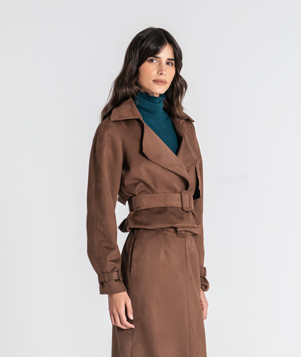 Short belted jacket 6541