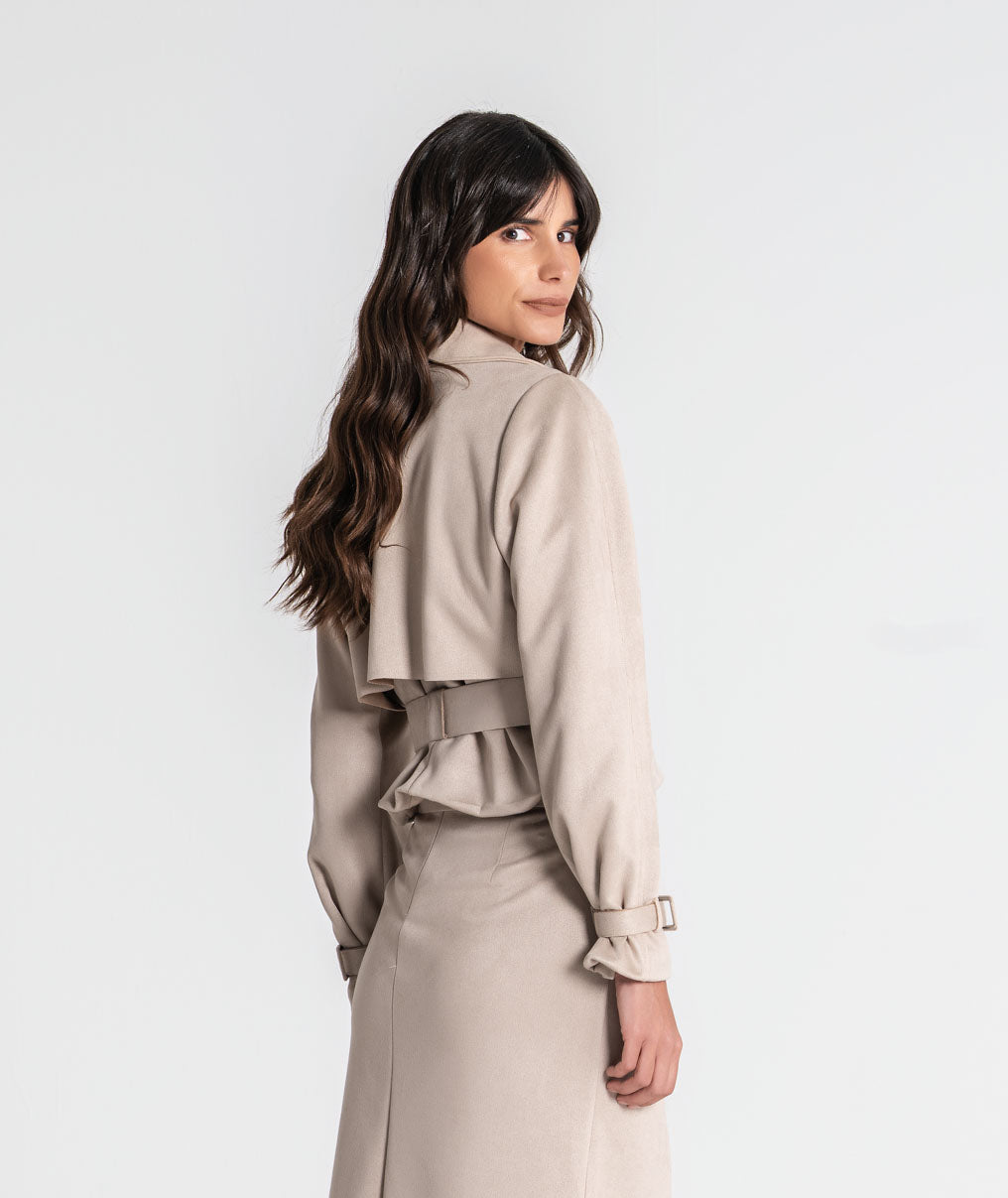Short belted jacket 6541