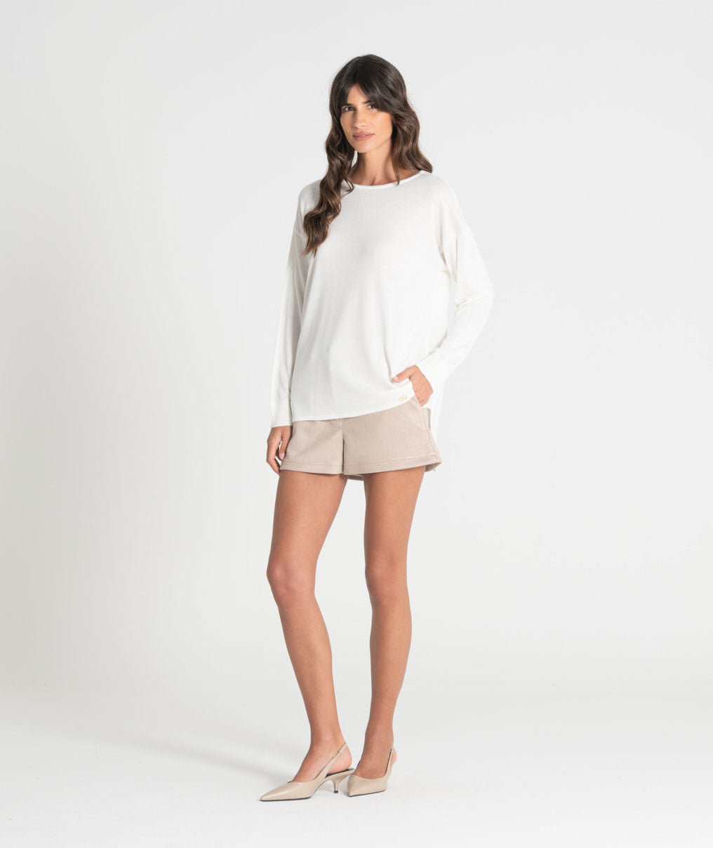 Shorts with button and zip 6543