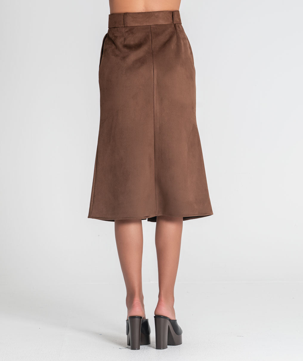 Long skirt with belt 6544