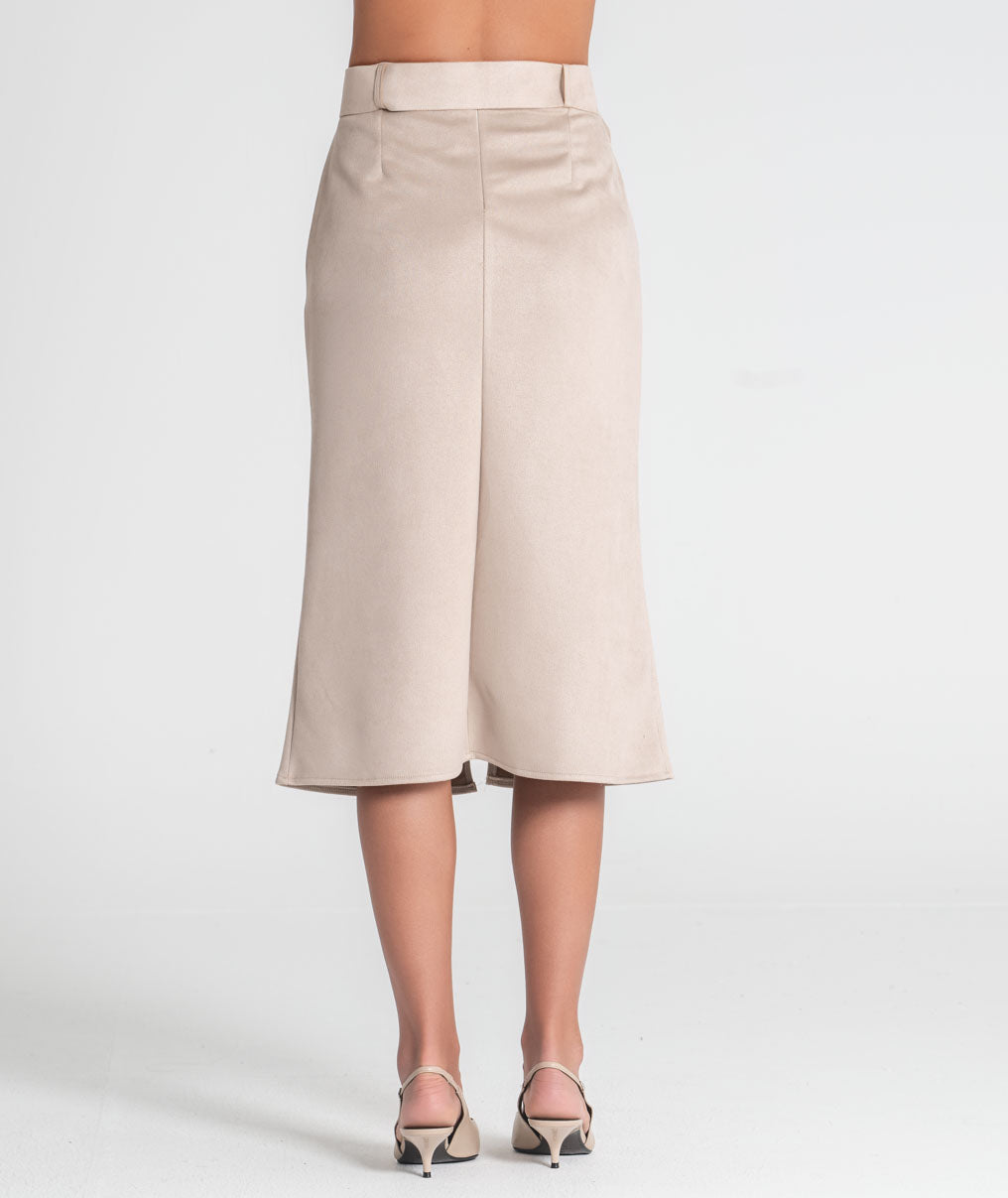 Long skirt with belt 6544