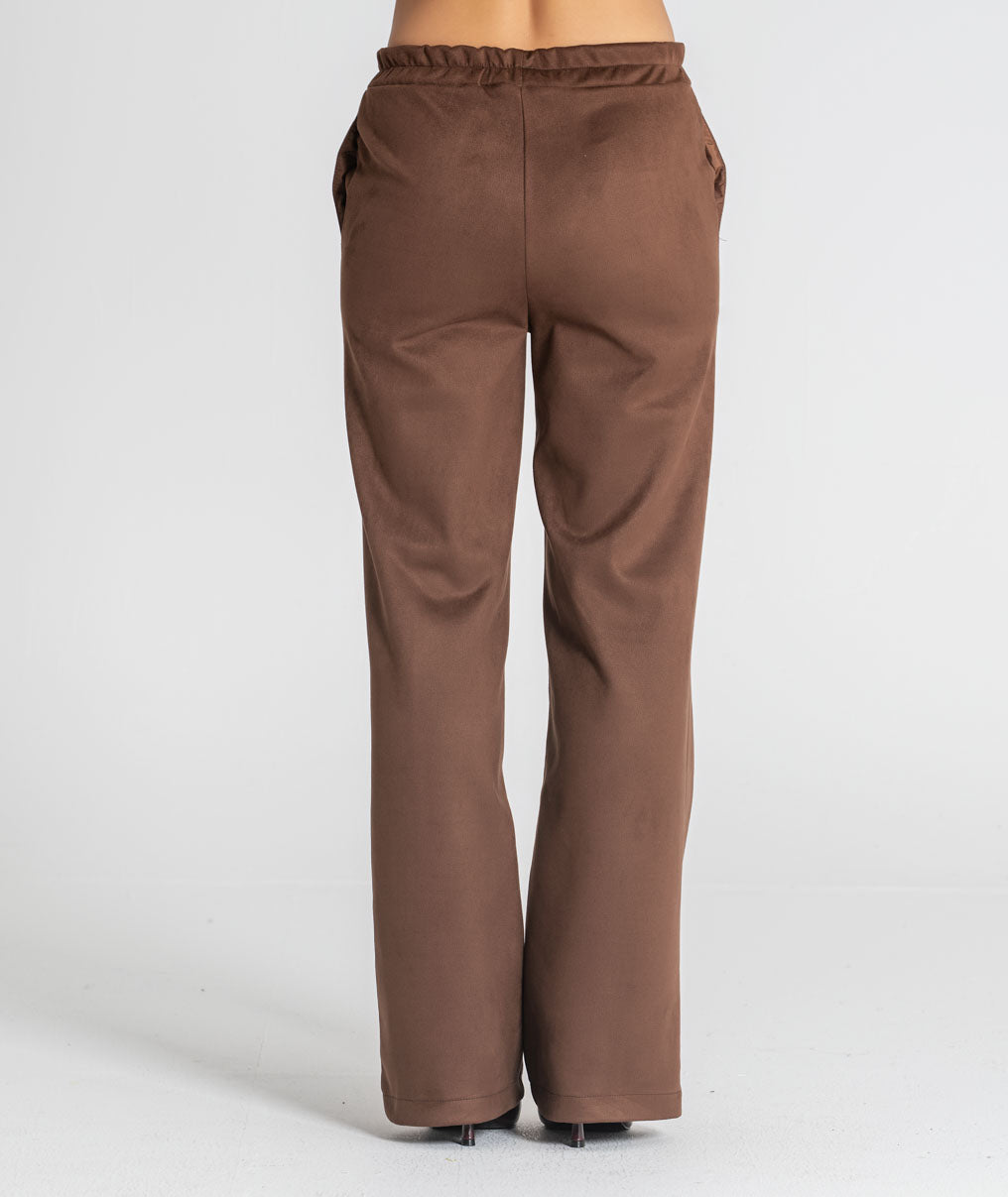 Loose-fitting trousers with elasticated waist 6546