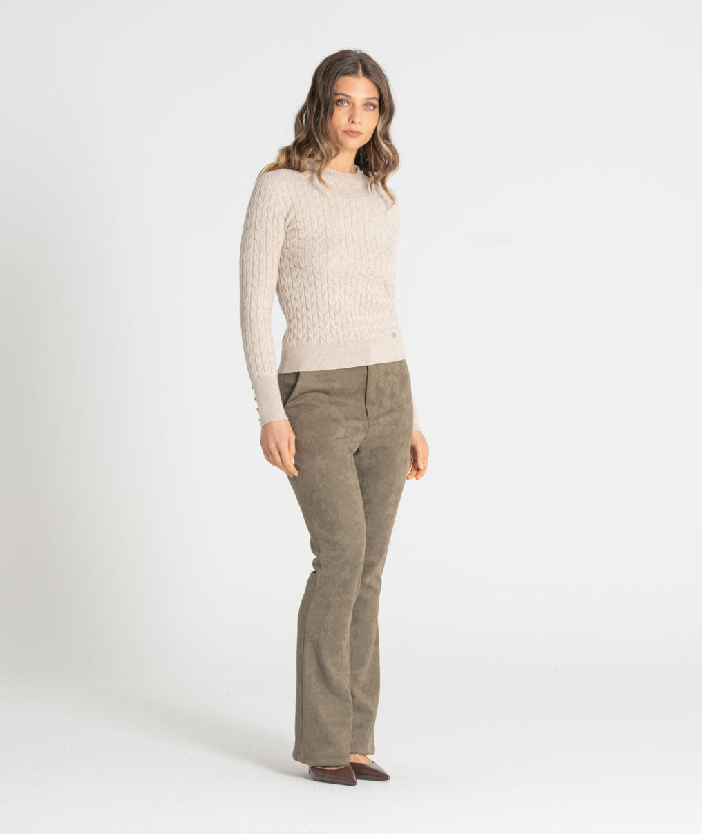 Flare trousers 6547