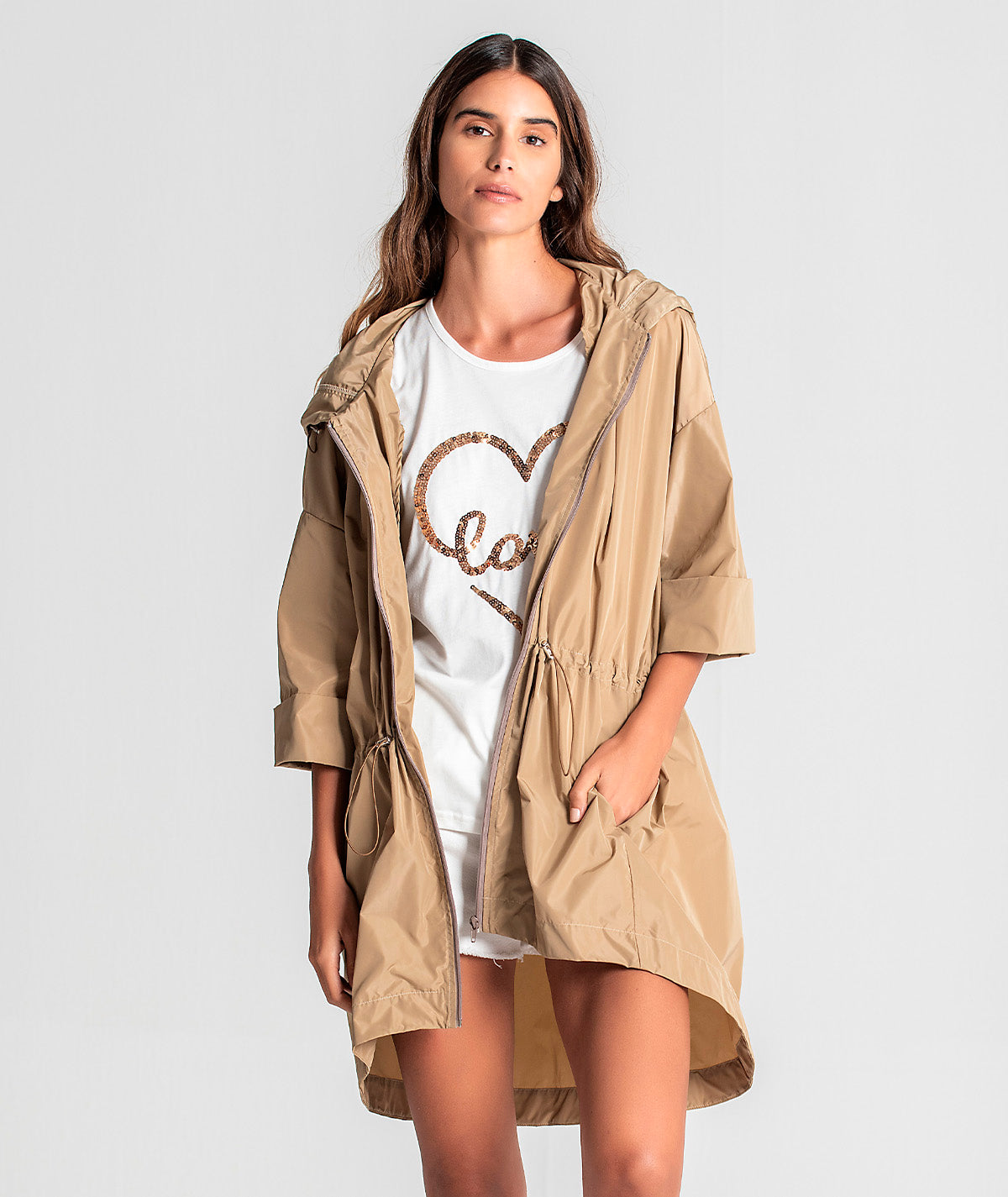 Casaco parka ajustável C183