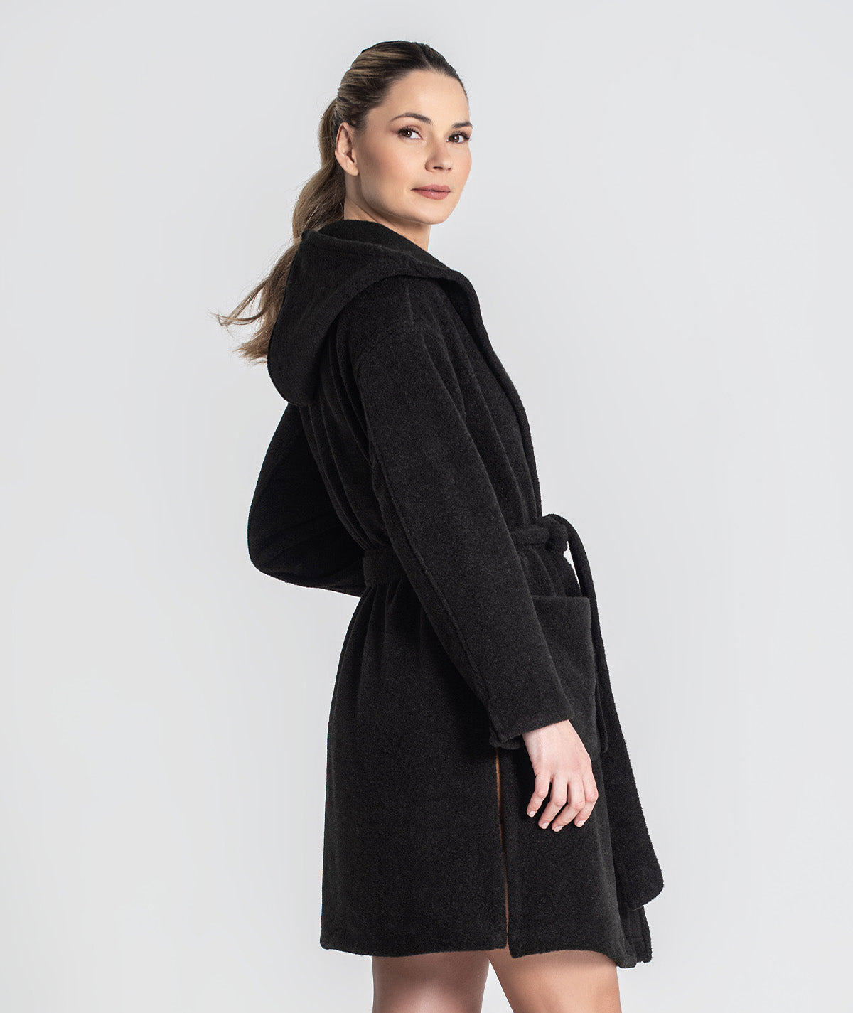 Casaco com cinto ajustável C201