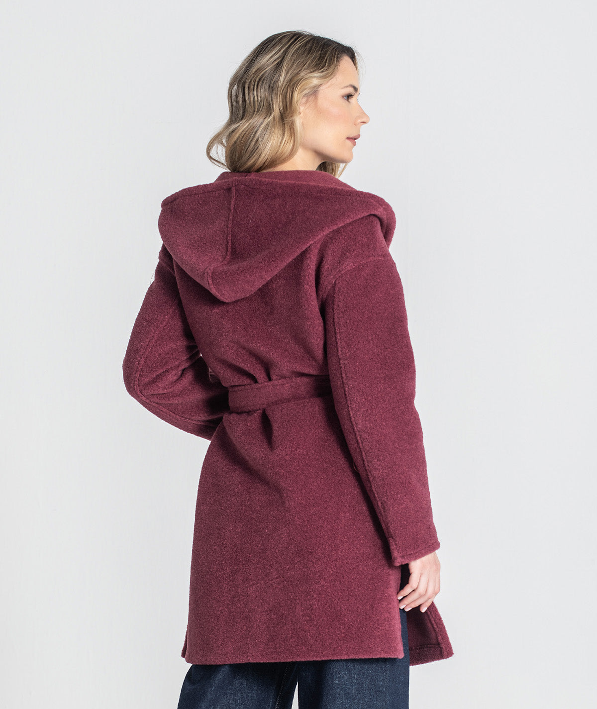 Casaco com cinto ajustável C201