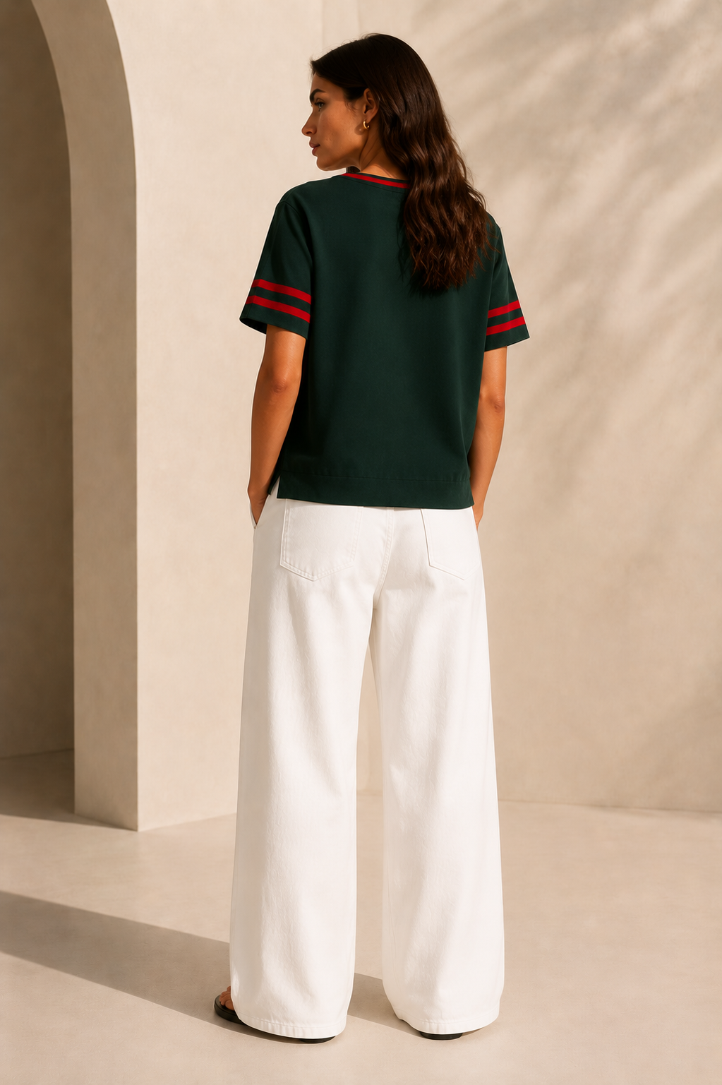 T-Shirt com barra frontal Portugal 3597