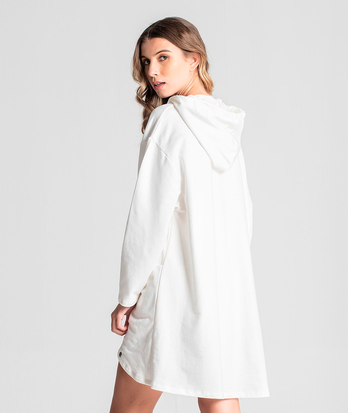 Sweater em felpa motivo peace F043
