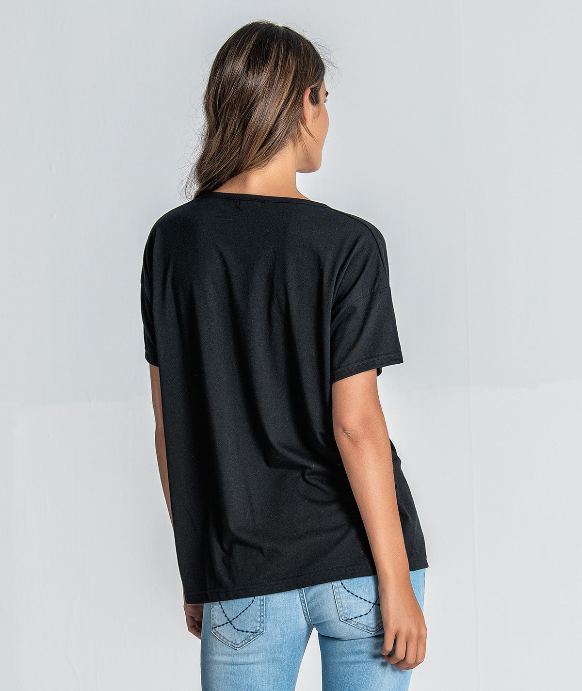 T‐shirt com motivo FAMOUS T048